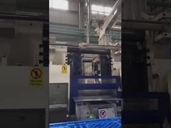 ভারী দায়িত্ব নীল প্লাস্টিকের প্যালেট স্ট্যাকযোগ্য 4 ওয়ে প্লাস্টিকের প্যালেট 1200 X 1000