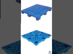 1100 X 1100 ভারী দায়িত্ব প্লাস্টিকের প্যালেট ডাবল ওয়ে এন্ট্রি ইউরো গুদাম প্লাস্টিকের ফোর্কলিফ্ট প্যালেট